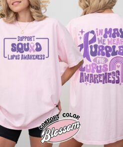 in may we wear purple for lupus awareness comfort colors shirt lupus awareness vintage shirt womens lupus support shirt qd81f