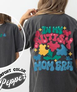 in my autism mom era vintage comfort colors t shirt neurodiversity affirming shirt autism awareness ewkon