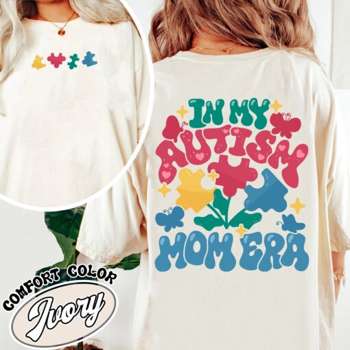 in my autism mom era vintage comfort colors t shirt neurodiversity affirming shirt autism awareness if8hm