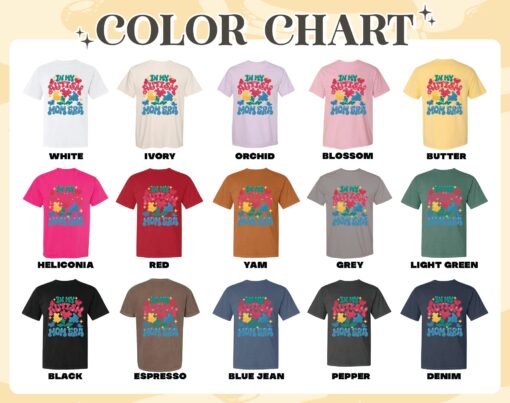 in my autism mom era vintage comfort colors t shirt neurodiversity affirming shirt autism awareness pvibp