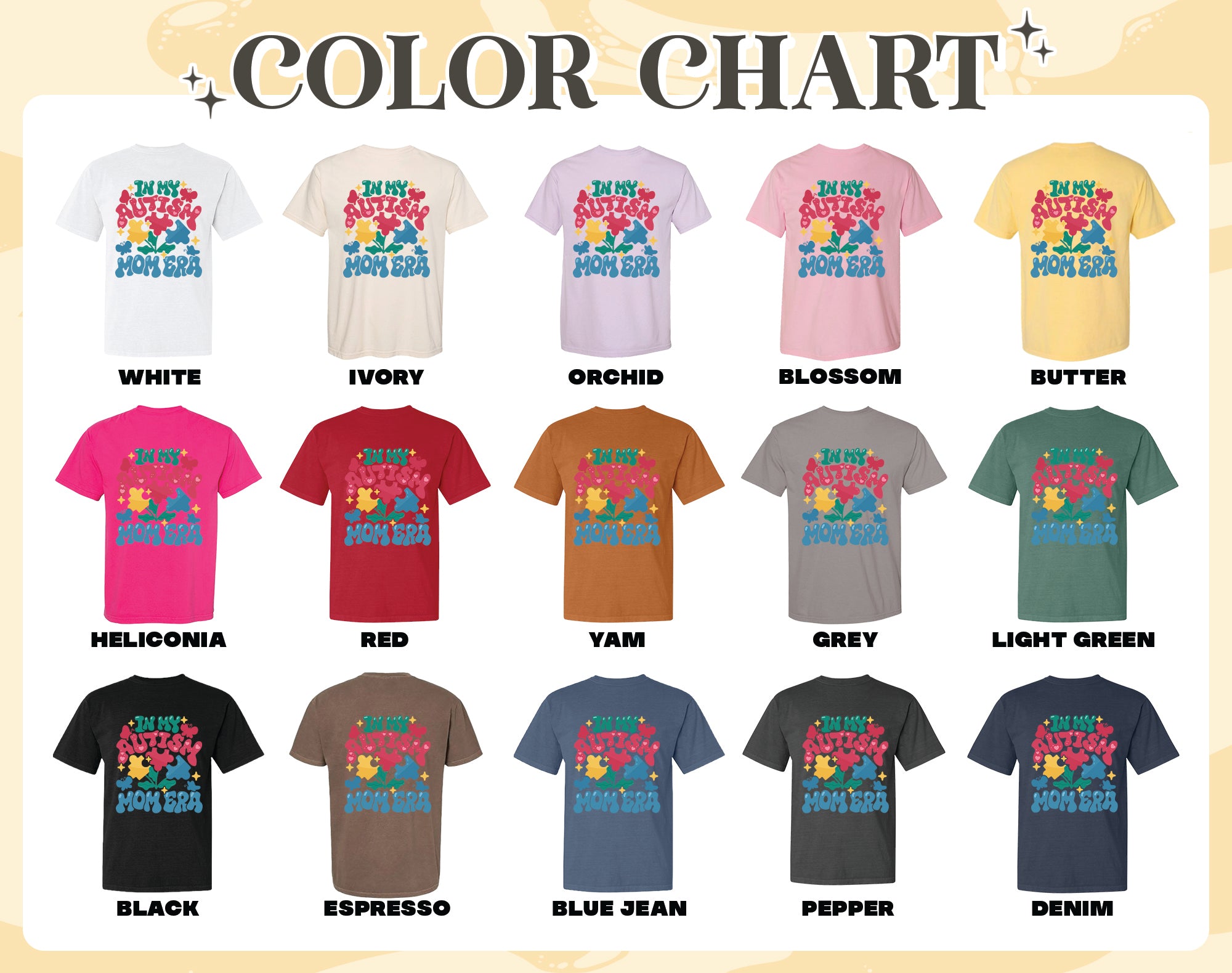 in my autism mom era vintage comfort colors t shirt neurodiversity affirming shirt autism awareness pvibp