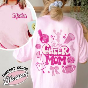 in my cheer mom era t shirt custom cheer mom vintage shirt football and cheer womens shirt upmve