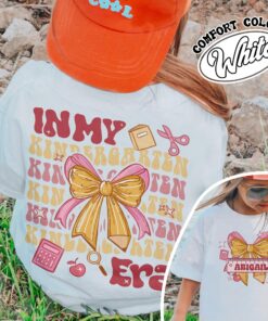 in my kindergarten era t shirt kindergarten boy vintage shirt womens back to school personalized shirt fhekj