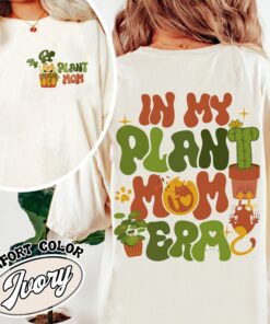 in my plant mom era comfort color shirt vintage plant mom embroidered shirt womens cat and plant lover shirt gift for mom el11x