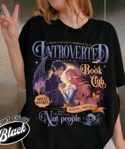 introverted reading shirt introverted book club vintage shirt womens romantasy readers society shirt b5kov