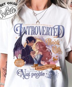 introverted reading shirt introverted book club vintage shirt womens romantasy readers society shirt wbc8b