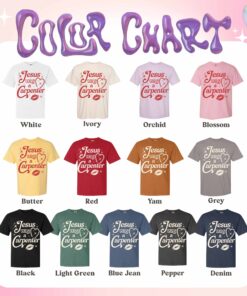 jesus was a carpenter shirt comfort colors vintage jesus carpenter shirt christian music festival shirt womens concert t shirt fyn94