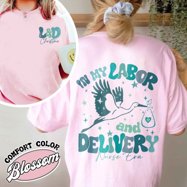 labor and delivery summer shirt vintage labor and delivery nurse shirt womens ld nurse era shirt acrli