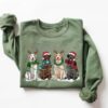 labrador christmas sweatshirt for dog lovers vintage crewneck featuring labrador retriever design and holiday theme rhd49