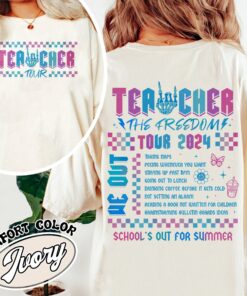last day of school shirt for teachers aide comfort colors shirt vintage funny teacher summer tour shirt womens end of school t shirt d1mja