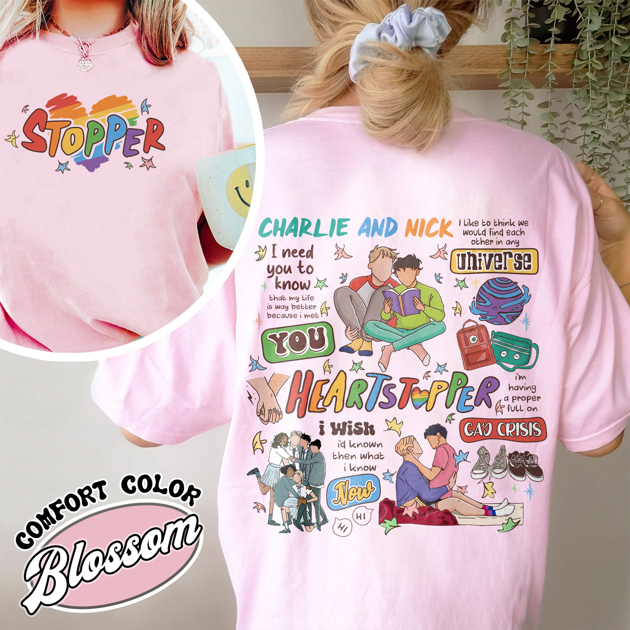 LGBT Book Comfort Colors Shirt - Vintage Pride Month Shirt Women's LGBTQ Equality Rainbow T-Shirt 5 lgbt book comfort colors shirt vintage pride month shirt womens lgbtq equality rainbow t shirt gqu3n