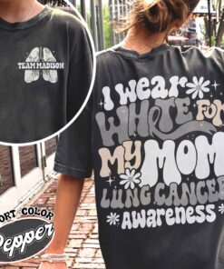lung cancer support comfort colors shirt vintage white ribbon lung cancer fighter shirt womens floral lungs cancer t shirt kpxnb
