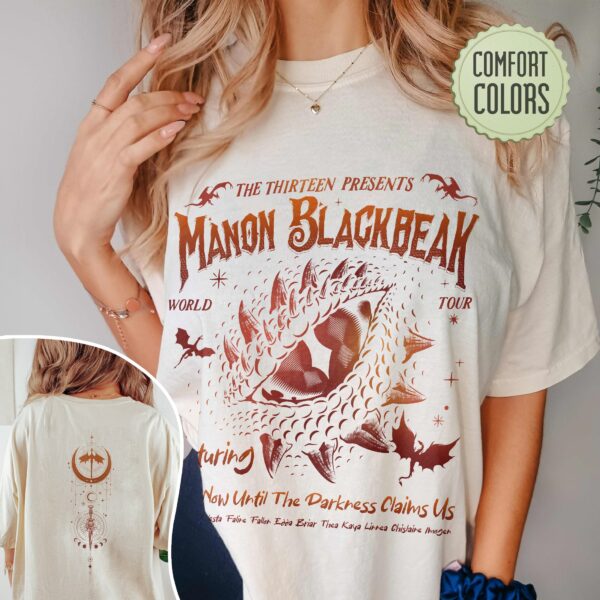 Manon Blackbeak Throne of Glass Comfort Colors Shirt