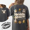 Mental Health Halloween Shirt - Vintage Funny Therapist Halloween Shirt Women's School Psychologist T-Shirt