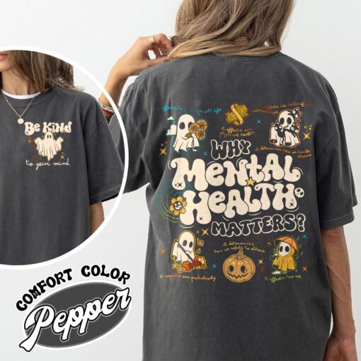 mental health halloween shirt vintage funny therapist halloween shirt womens school psychologist t shirt a4pr9