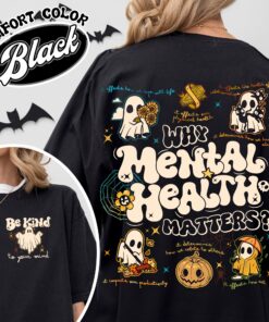 mental health halloween shirt vintage funny therapist halloween shirt womens school psychologist t shirt hop9a