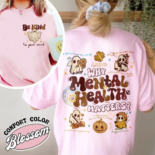 mental health halloween shirt vintage funny therapist halloween shirt womens school psychologist t shirt nj2rh