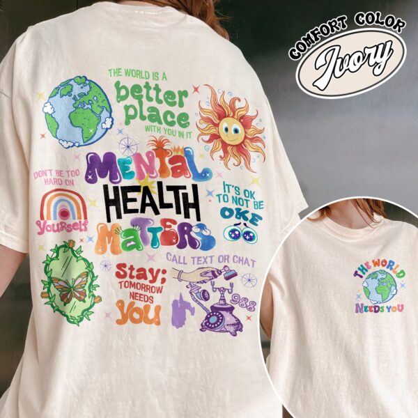 mental health matters shirt vintage 988 suicide prevention shirt womens anxiety awareness t shirt 1dlnt