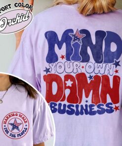 mind your own damn business shirt vintage political activist shirt womens vote blue 2024 t shirt 0mvlj