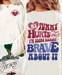 my tummy hurts comfort color shirt vintage tummy ache survivor shirt womens funny tummy hurts t shirt zk6tm
