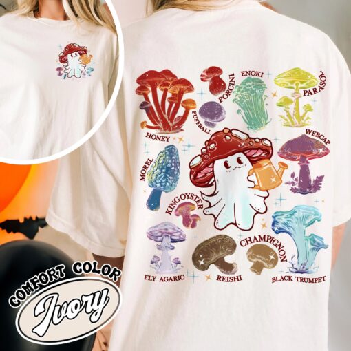 mystical mushroom shirt vintage magic mushroom t shirt womens spooky fall mushroom shirt 403zr