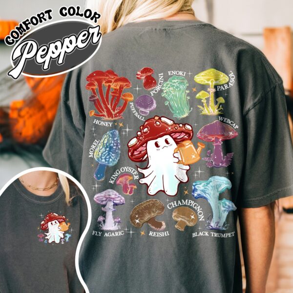 mystical mushroom shirt vintage magic mushroom t shirt womens spooky fall mushroom shirt hejjf