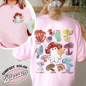 mystical mushroom shirt vintage magic mushroom t shirt womens spooky fall mushroom shirt nuaew