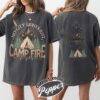 no city lights just camp fire night comfort color shirt vintage adventure lover t shirt womens camping mode shirt rwzoo