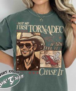 not my first tornado shirt vintage storm chaser t shirt womens weather lover meme shirt ykds3