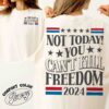 not today you cant kill freedom t shirt vintage election 2024 t shirt womens political bulletproof shirt ehvgz