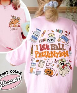 nurse shirt fall prevention vintage halloween nurse t shirt womens custom ghost nurse shirt nntkx