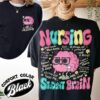nursing student brain comfort colors shirt vintage nursing school t shirt womens registered nurse life shirt hdkat