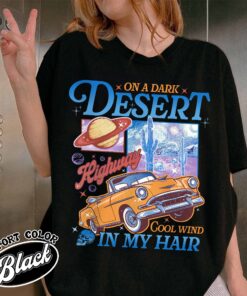 on a dark desert highway t shirt vintage adventure t shirt womens travel and hiking shirt 9kiqg