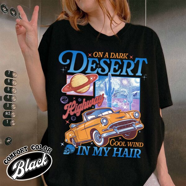 on a dark desert highway t shirt vintage adventure t shirt womens travel and hiking shirt 9kiqg