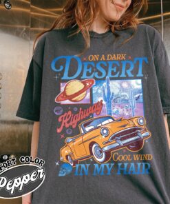 on a dark desert highway t shirt vintage adventure t shirt womens travel and hiking shirt d0osi