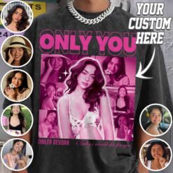 only you custom shirt vintage valentines day gift t shirt womens custom boyfriend photo shirt eqwqh