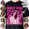 only you custom shirt vintage valentines day gift t shirt womens custom boyfriend photo shirt fsy6e