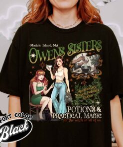 owens sisters apothecary shirt vintage witchy halloween shirt womens fall apothecary t shirt jw0eh