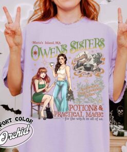 owens sisters apothecary shirt vintage witchy halloween shirt womens fall apothecary t shirt rutto