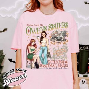 owens sisters apothecary shirt vintage witchy halloween shirt womens fall apothecary t shirt yilpx