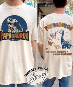 papasaurus shirt vintage personalized fathers day t shirt womens custom papasaurus gift shirt d57xl