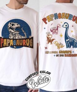 papasaurus shirt vintage personalized fathers day t shirt womens custom papasaurus gift shirt mwiuj