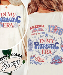 patriotic comfort colors shirt vintage 4th of july usa flag shirt womens red white and blue t shirt pn1c5