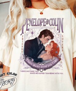penelope featherington comfort color shirt vintage bridgerton t shirt womens lady whistledown and colin shirt nv0o1