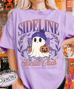 personalized sideline social club football shirt vintage custom football mama t shirt womens game day shirt hnw5r