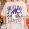 personalized sideline social club football shirt vintage custom football mama t shirt womens game day shirt pwy2n