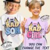 rad dad shirt vintage rad like dad t shirt womens fathers day gift shirt fx3us