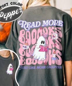 read more booooks halloween t shirt vintage spooky season halloween party shirt womens book lover t shirt lyyqu