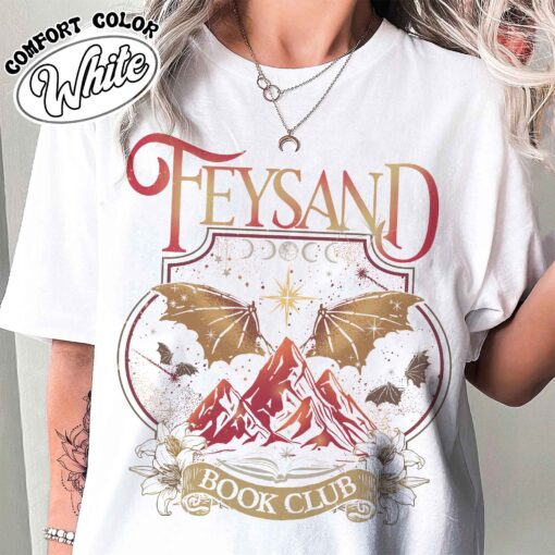 rhys and feyre acotar book club comfort colors shirt vintage velaris city of starlight womens court of dreams t shirt nzu4n