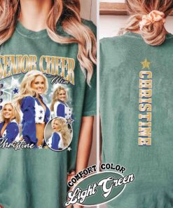 senior year cheer mom shirt vintage custom senior cheer mom womens t shirt with picture bfe3y